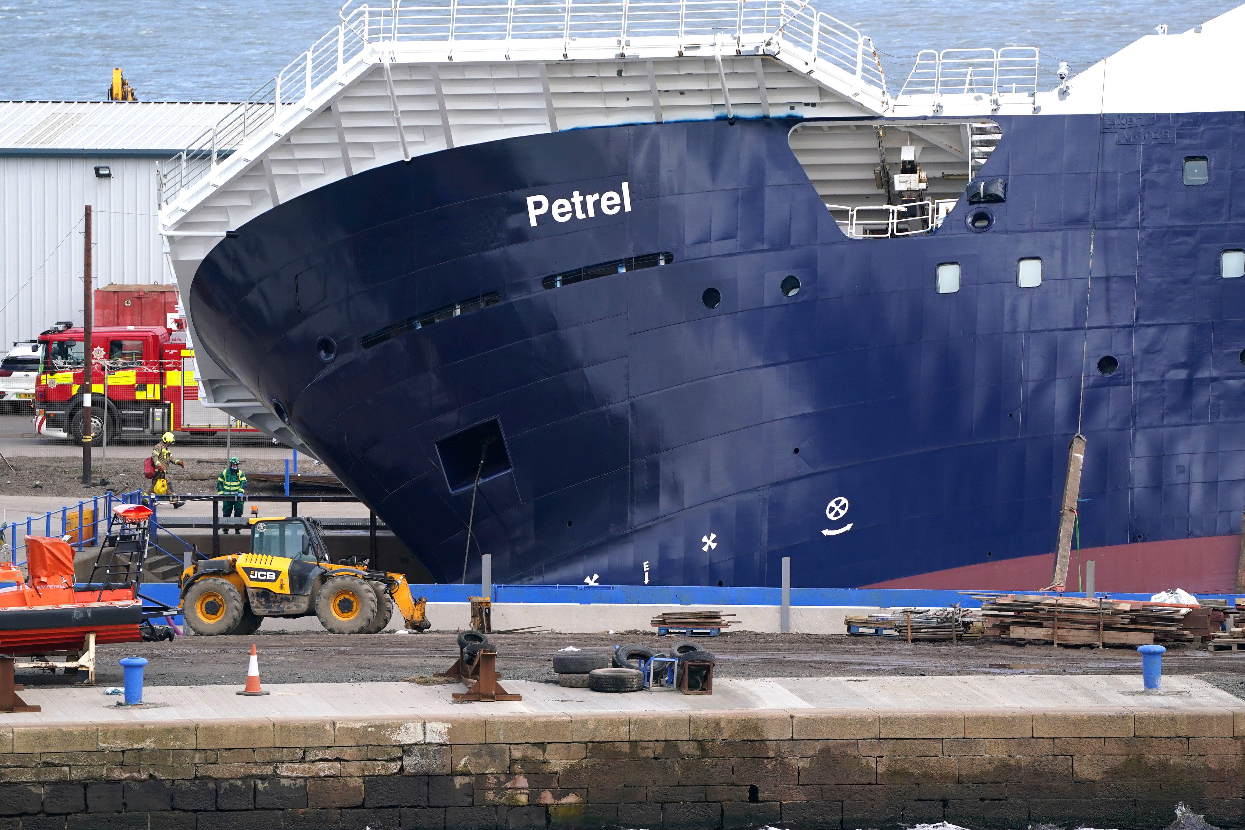 Dry dock accident ship was to be used in protection role by US Navy